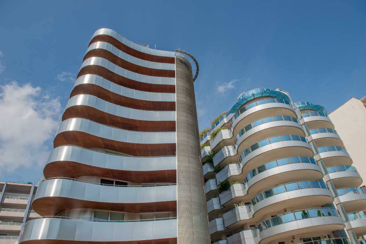 Vista panoramica di Lignano Sabbiadoro con le sue spiagge dorate