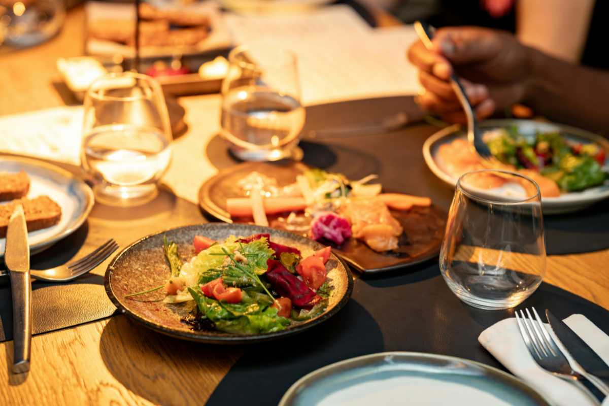 Interni di un ristorante tipico a San Daniele del Friuli