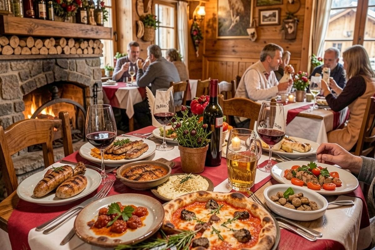 Ristorante tipico a Sauris con piatti locali