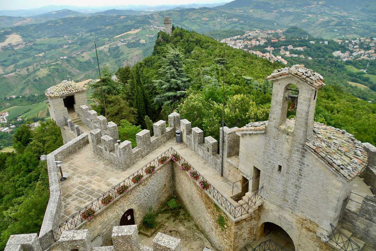 Panorama dal Colle di San Giusto con vista sulla città di Trieste